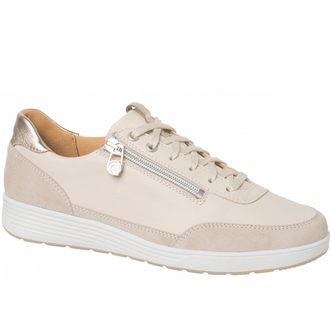 Ganter Damen Schnürschuh In Ecru