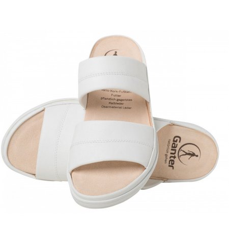 Ganter Damen Evi Pantoletten In Milk