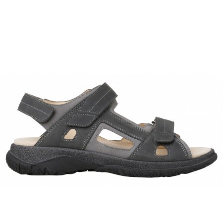 Ganter Herren Sandalen In Darkgrey Graphit