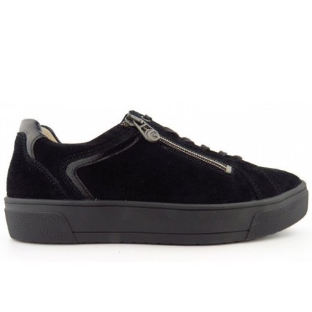 Ganter Damen Helena Sportlicher Schnürer In Schwarz