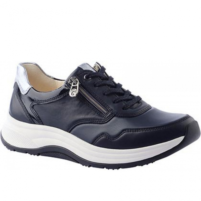 Ganter Damen Bequeme Schnürer In Blau