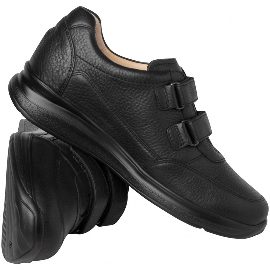 Ganter Herren Kletthalbschuh In Schwarz