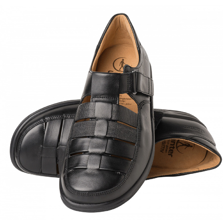 Ganter Herren Slipper In Schwarz