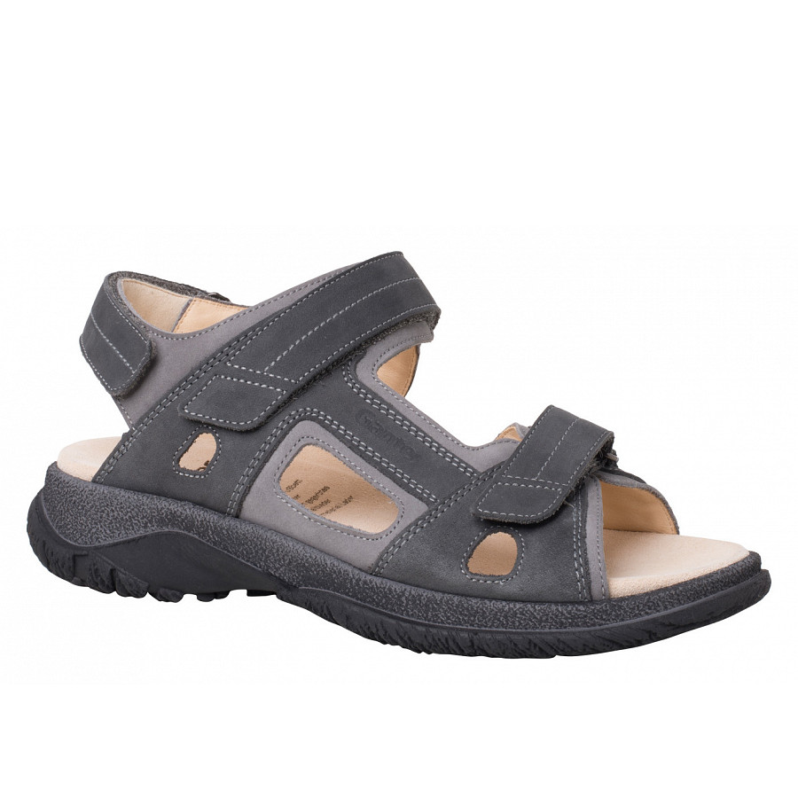 Ganter Herren Sandalen In Darkgrey Graphit