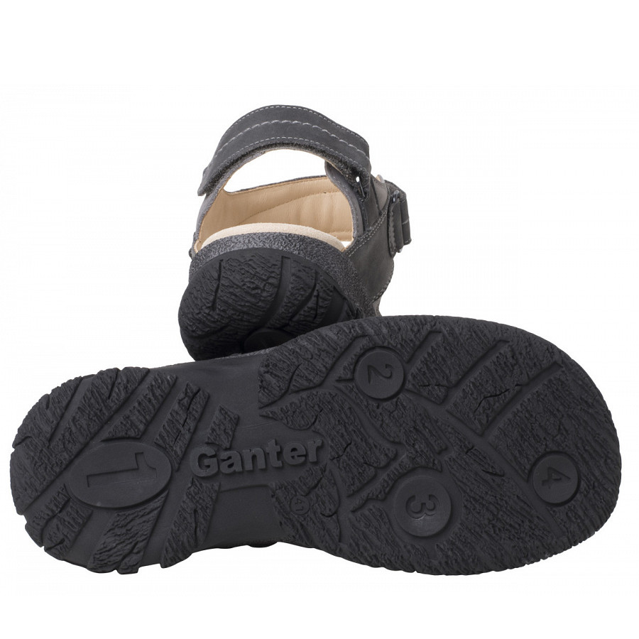 Ganter Herren Sandalen In Darkgrey Graphit