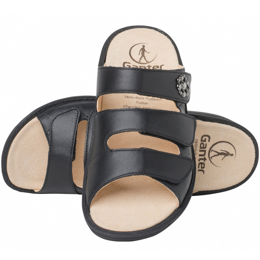 Ganter Damen Pantoletten In Schwarz