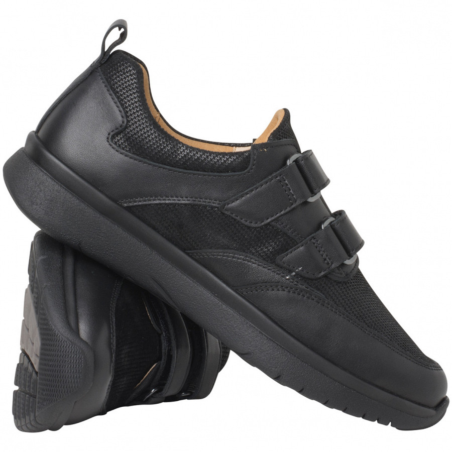 Ganter Damen Kira Kletthalbschuh In Schwarz