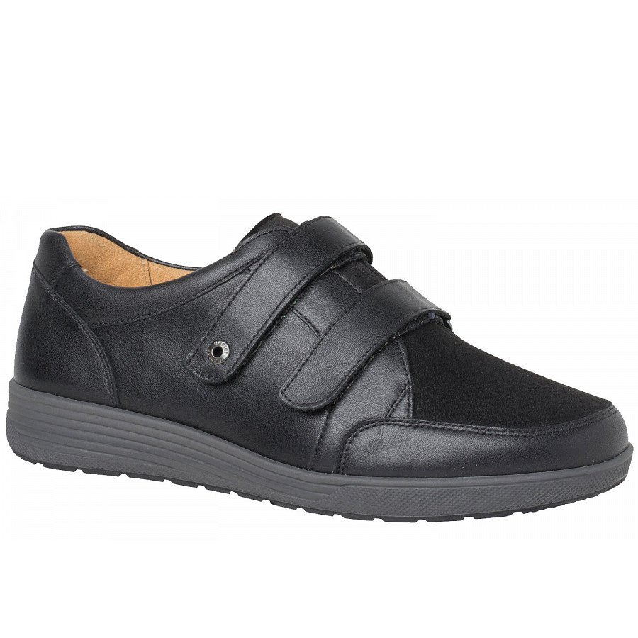 Ganter Damen Kletthalbschuh In Schwarz