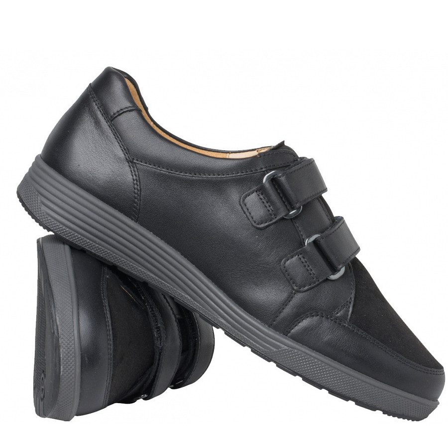 Ganter Damen Kletthalbschuh In Schwarz